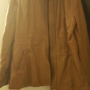 Coach Jackets & Coats - Womens long coach leather brown jacket Coach Jackets & Coats - Womens long coach leather brown jacket